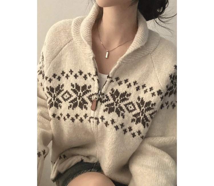 Chic Autumn Winter Loose Fit Long Knitted Sweater Women's Fashion Retro Color Design Casual Versatile Outerwear tan blue