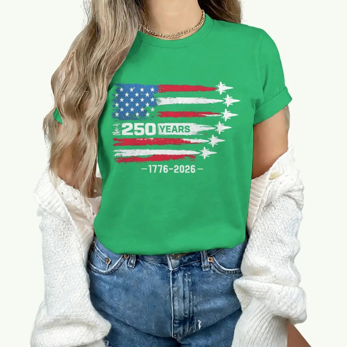 America 250th Anniversary T-shirt women 1776 - 2026 Patriotic Tees Vintage USA Flag Short Sleeve - American ThistleAmerica 250th Anniversary T-shirt women 1776 - 2026 Patriotic Tees Vintage USA Flag Short Sleeve