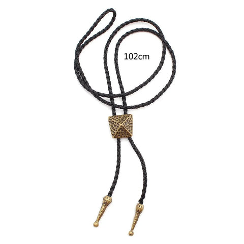 American Cowboy Garment Accessory Tie Adjustable Bull Head Western Cowboy Bolo Tie Pendant Necklace - American ThistleAmerican Cowboy Garment Accessory Tie Adjustable Bull Head Western Cowboy Bolo Tie Pendant Necklace