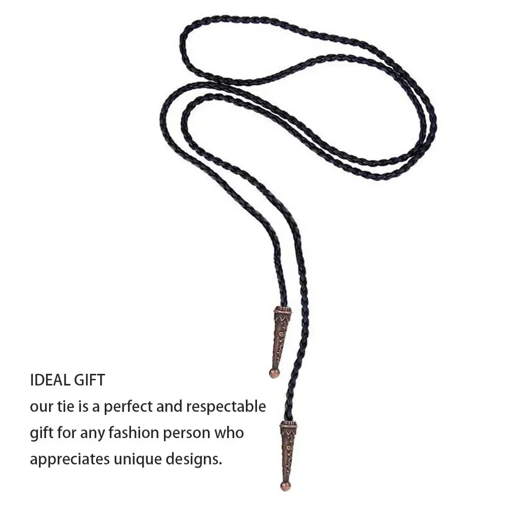 American Cowboy Garment Accessory Tie Adjustable Bull Head Western Cowboy Bolo Tie Pendant Necklace - American ThistleAmerican Cowboy Garment Accessory Tie Adjustable Bull Head Western Cowboy Bolo Tie Pendant Necklace