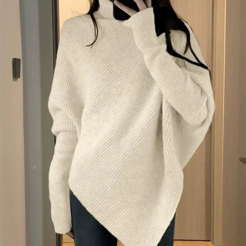 Autumn Winter Turtleneck Solid Long - Sleeve Pull - Over - American Thistle Autumn Winter Turtleneck Solid Long - Sleeve Pull - Over