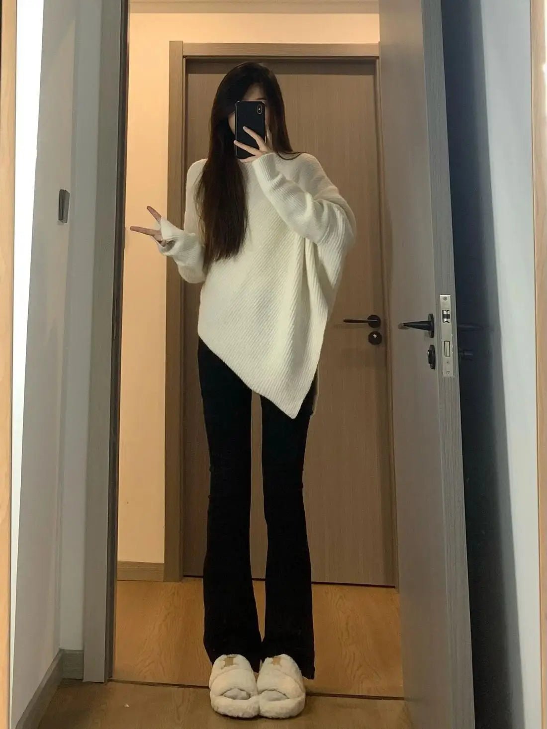 Autumn Winter Turtleneck Solid Long - Sleeve Pull - Over - American Thistle Autumn Winter Turtleneck Solid Long - Sleeve Pull - Over