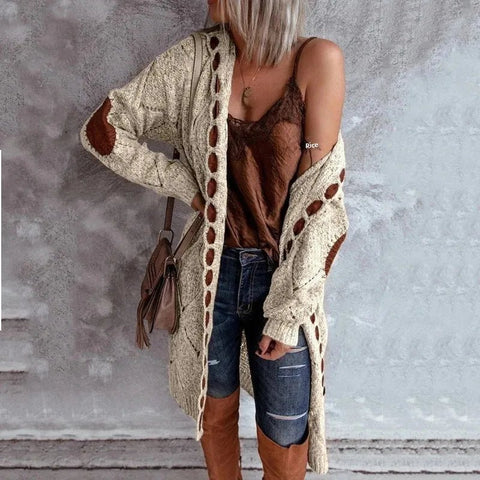 Autumn/Winter Knitted Top Cardigan Sweater Jacket - American ThistleAutumn/Winter Knitted Top Cardigan Sweater Jacket