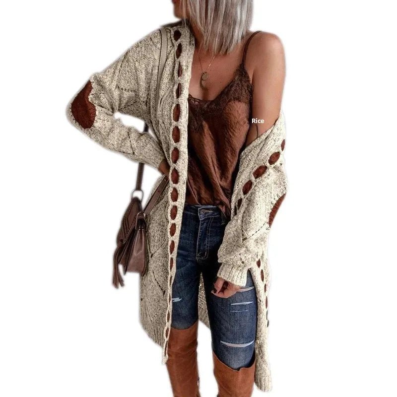 Autumn/Winter Knitted Top Cardigan Sweater Jacket - American ThistleAutumn/Winter Knitted Top Cardigan Sweater Jacket