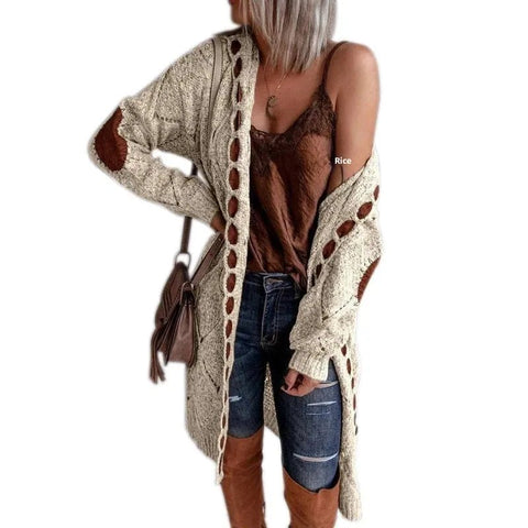 Autumn/Winter Knitted Top Cardigan Sweater Jacket - American ThistleAutumn/Winter Knitted Top Cardigan Sweater Jacket