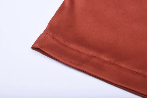 Backless Elegant Satin Lace Up Women's Long Midi Dress Light Pink Bodycon Elegant - American Thistle Backless Elegant Satin Lace Up Women's Long Midi Dress Light Pink Bodycon Elegant