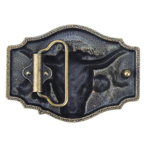 Bison Head Belt Buckle Western Cowboy Style Retro Buckle for 3.8cm Width Belt - American ThistleBison Head Belt Buckle Western Cowboy Style Retro Buckle for 3.8cm Width Belt