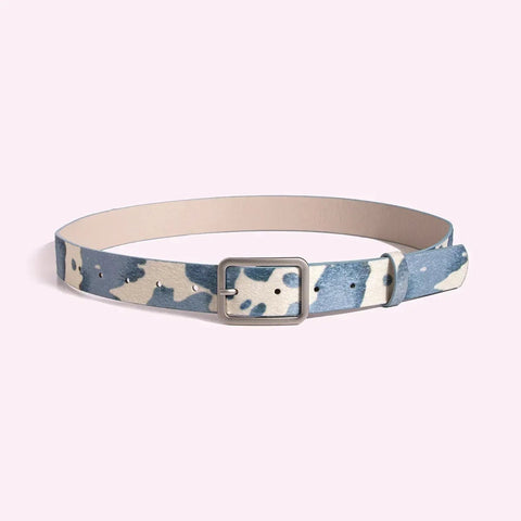 Colorful Cow Print Belts Fashionable Simulated Animal Fur Belts Buckles Woman Apparel Accessories - American ThistleColorful Cow Print Belts Fashionable Simulated Animal Fur Belts Buckles Woman Apparel Accessories