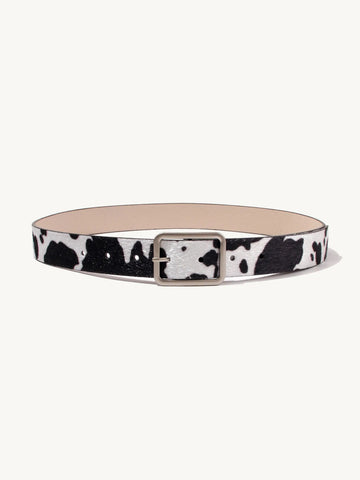 Colorful Cow Print Belts Fashionable Simulated Animal Fur Belts Buckles Woman Apparel Accessories - American ThistleColorful Cow Print Belts Fashionable Simulated Animal Fur Belts Buckles Woman Apparel Accessories