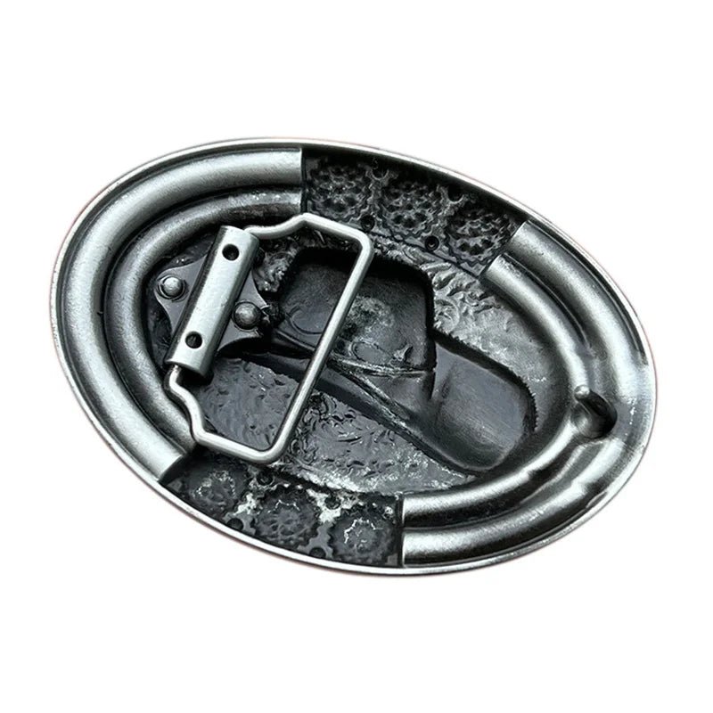 Cowboy hat and belt buckle Western style - American ThistleCowboy hat and belt buckle Western style