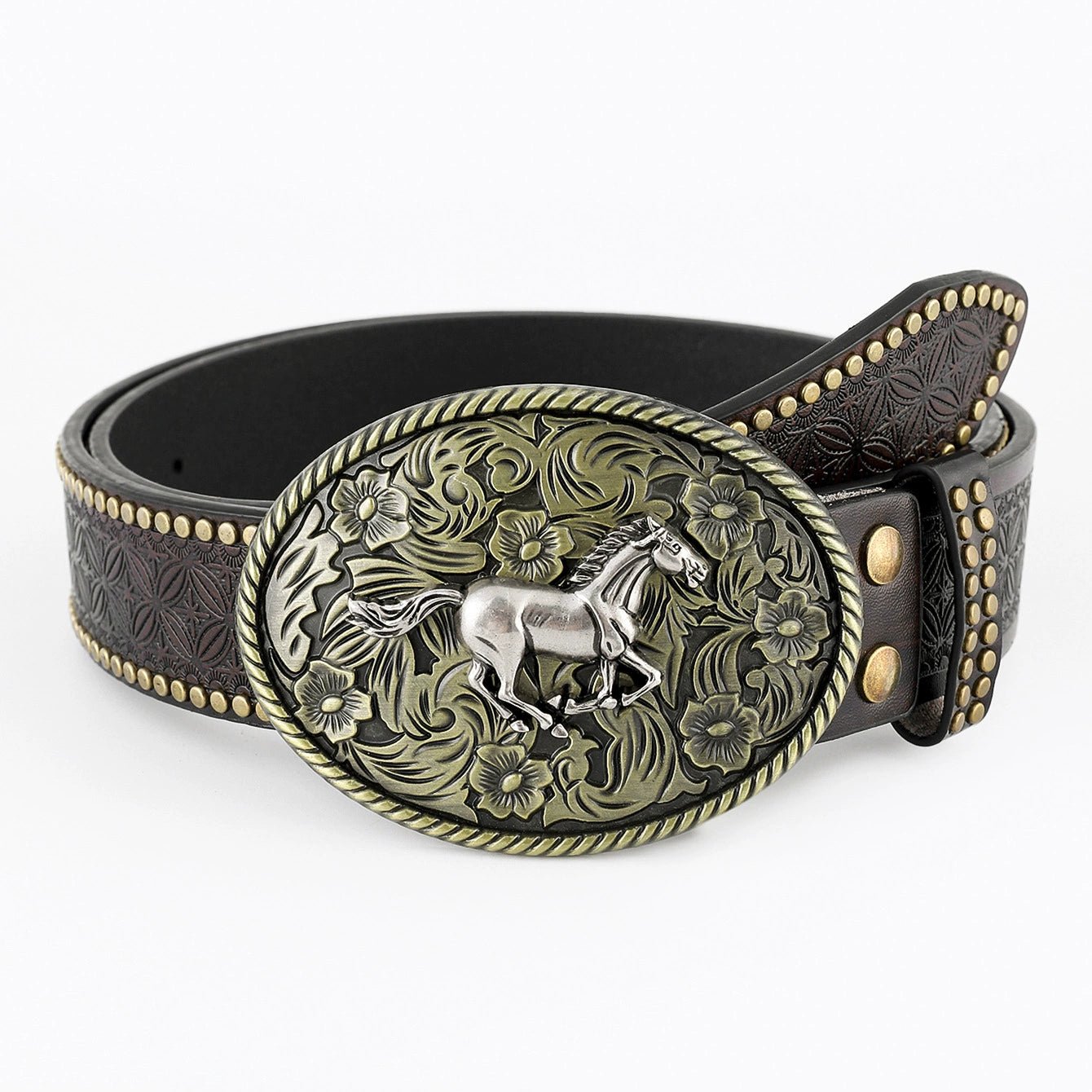 Denim Belt Cow Head Large Plate Buckle Trendy Denim Belt Cow Head - American ThistleDenim Belt Cow Head Large Plate Buckle Trendy Denim Belt Cow Head