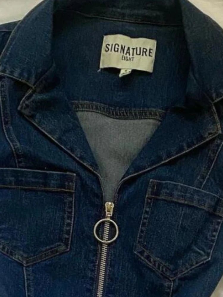 Denim Dresses Women Spring Summer American Mini Dress - American Thistle Denim Dresses Women Spring Summer American Mini Dress