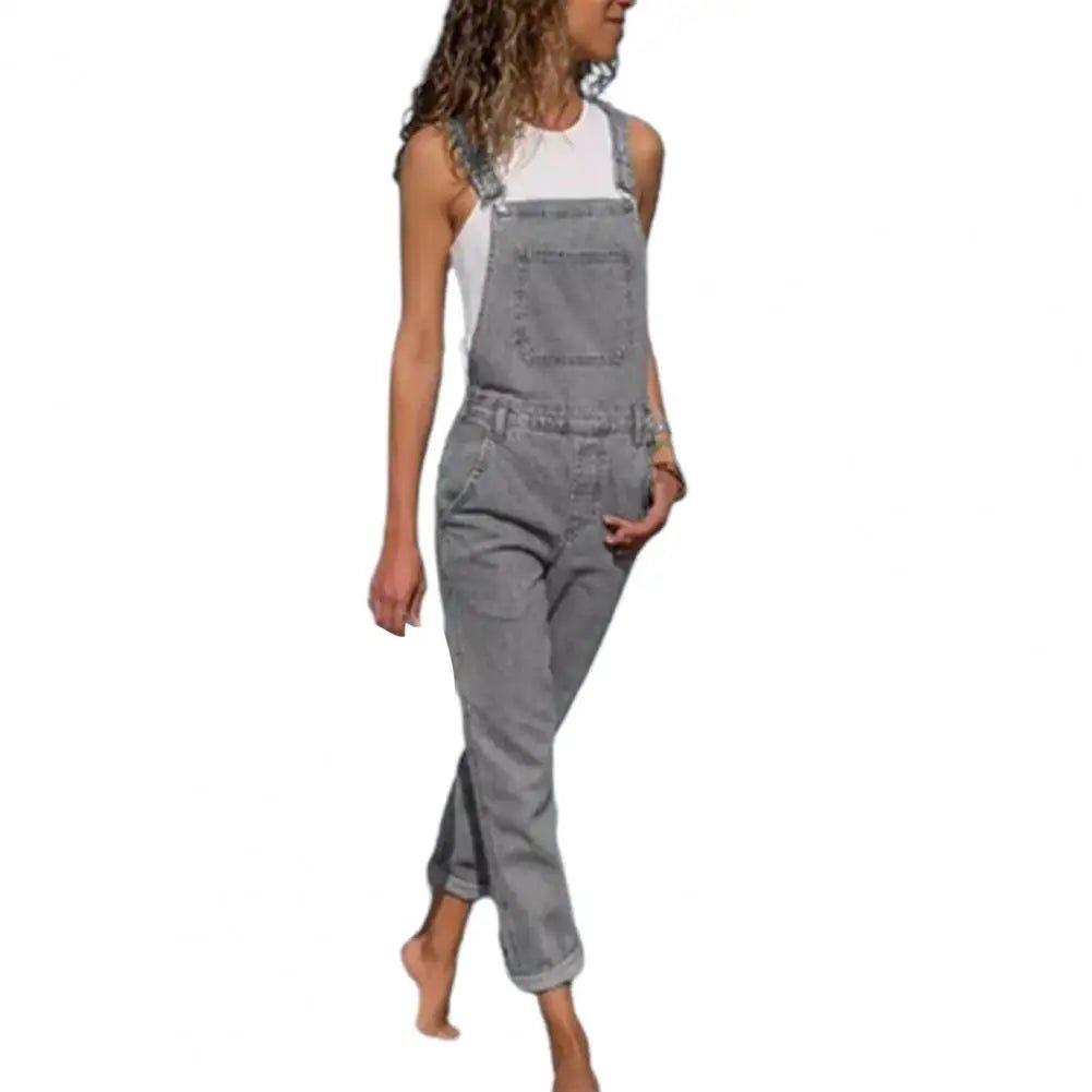 Denim Overalls with Pockets Distressed Denim Overalls Stylish Plus Size Denim Jumpsuit with Adjustable Straps Side Pockets - American Thistle Denim Overalls with Pockets Distressed Denim Overalls Stylish Plus Size Denim Jumpsuit with Adjustable Straps Side Pockets
