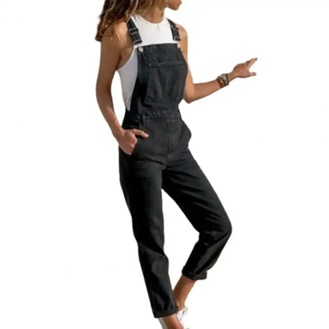 Denim Overalls with Pockets Distressed Denim Overalls Stylish Plus Size Denim Jumpsuit with Adjustable Straps Side Pockets - American Thistle Denim Overalls with Pockets Distressed Denim Overalls Stylish Plus Size Denim Jumpsuit with Adjustable Straps Side Pockets