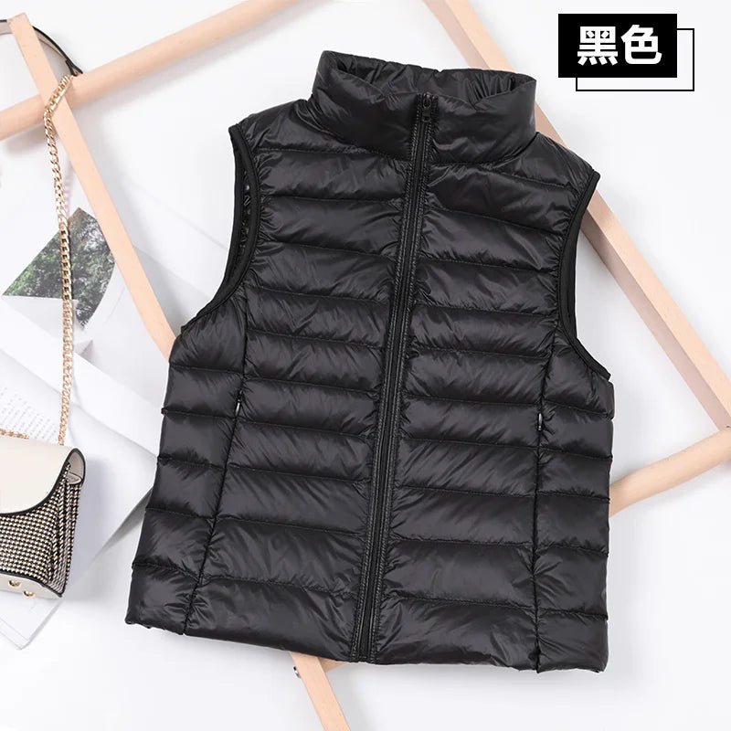 Duck Down Puffer Vest Jacket Women Winter - American Thistle Duck Down Puffer Vest Jacket Women Winter