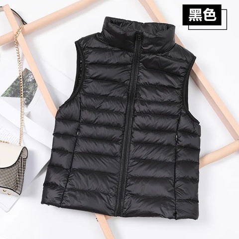 Duck Down Puffer Vest Jacket Women Winter - American Thistle Duck Down Puffer Vest Jacket Women Winter
