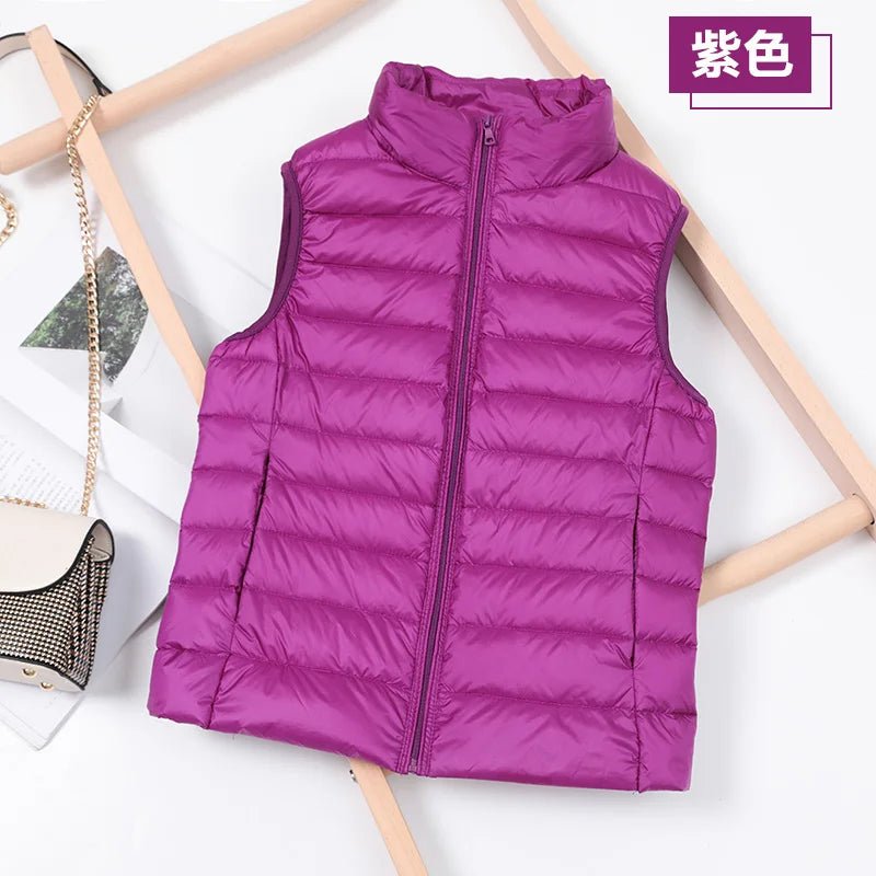 Duck Down Puffer Vest Jacket Women Winter - American Thistle Duck Down Puffer Vest Jacket Women Winter