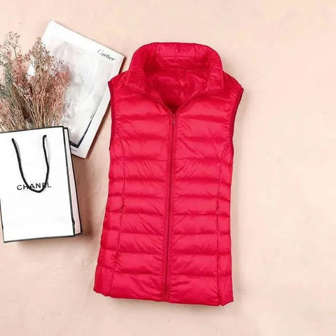 Duck Down Puffer Vest Jacket Women Winter - American Thistle Duck Down Puffer Vest Jacket Women Winter