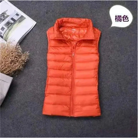Duck Down Puffer Vest Jacket Women Winter - American Thistle Duck Down Puffer Vest Jacket Women Winter