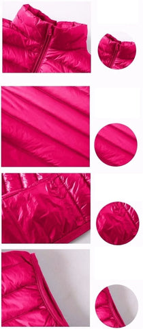 Duck Down Puffer Vest Jacket Women Winter - American Thistle Duck Down Puffer Vest Jacket Women Winter