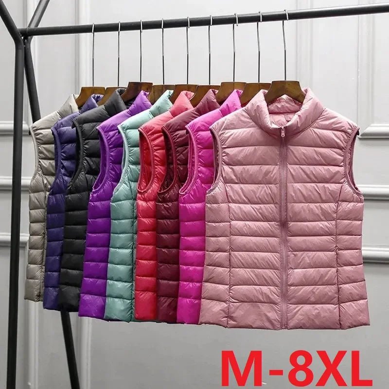 Duck Down Puffer Vest Jacket Women Winter - American Thistle Duck Down Puffer Vest Jacket Women Winter