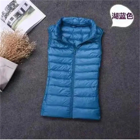 Duck Down Puffer Vest Jacket Women Winter - American Thistle Duck Down Puffer Vest Jacket Women Winter