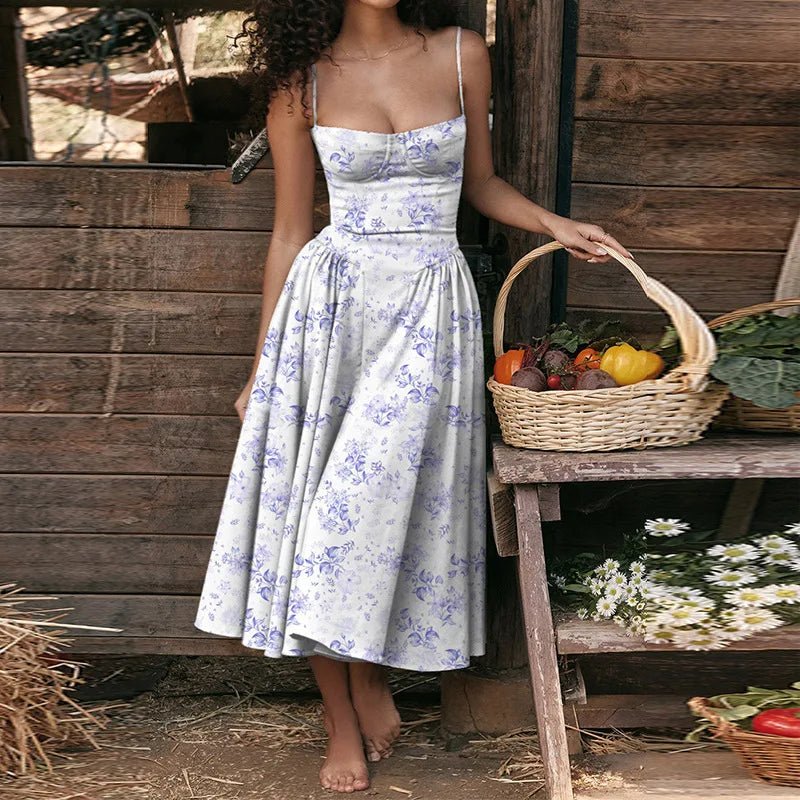 Elegant Classic Sleeveless Dress - American Thistle Elegant Classic Sleeveless Dress