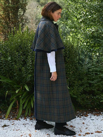 Elegant Cloak Double Breasted Long Coats Women Retro Lapel Double Side Loose Coat Female Autumn Winter Fashion Lady Outwear - American ThistleElegant Cloak Double Breasted Long Coats Women Retro Lapel Double Side Loose Coat Female Autumn Winter Fashion Lady Outwear