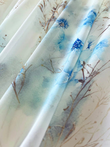 Fashion Floral Print Patchwork Bohemian Maxi Dress - American Thistle Fashion Floral Print Patchwork Bohemian Maxi Dress