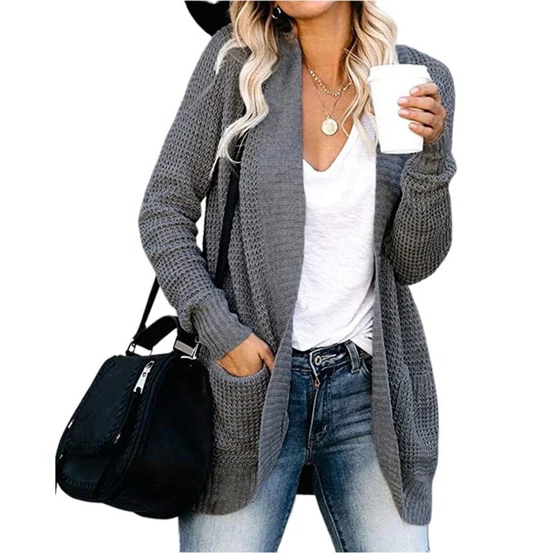 Fashion Women Cardigan Autumn Knitted Sweater Jacket Outerwear Thin Coat Streetwear New Woman Clothing - American ThistleFashion Women Cardigan Autumn Knitted Sweater Jacket Outerwear Thin Coat Streetwear New Woman Clothing