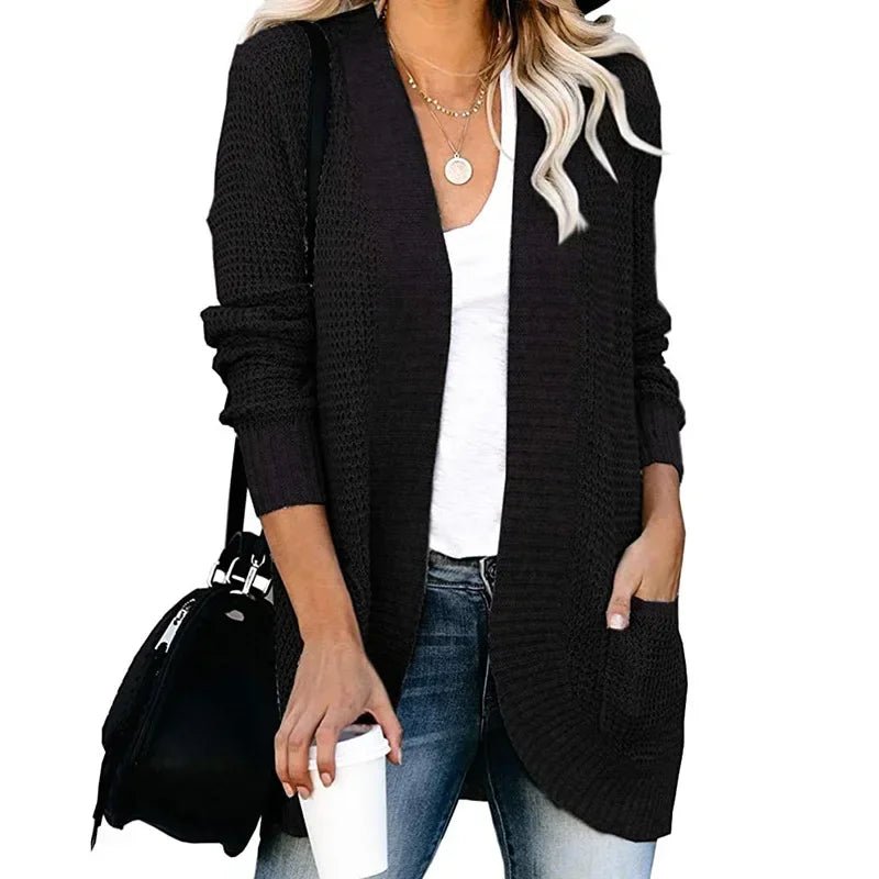 Fashion Women Cardigan Autumn Knitted Sweater Jacket Outerwear Thin Coat Streetwear New Woman Clothing - American ThistleFashion Women Cardigan Autumn Knitted Sweater Jacket Outerwear Thin Coat Streetwear New Woman Clothing