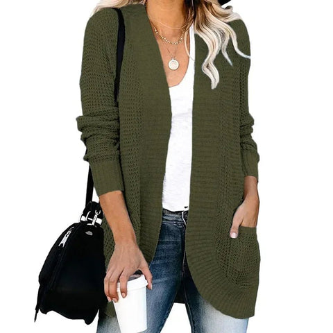 Fashion Women Cardigan Autumn Knitted Sweater Jacket Outerwear Thin Coat Streetwear New Woman Clothing - American ThistleFashion Women Cardigan Autumn Knitted Sweater Jacket Outerwear Thin Coat Streetwear New Woman Clothing
