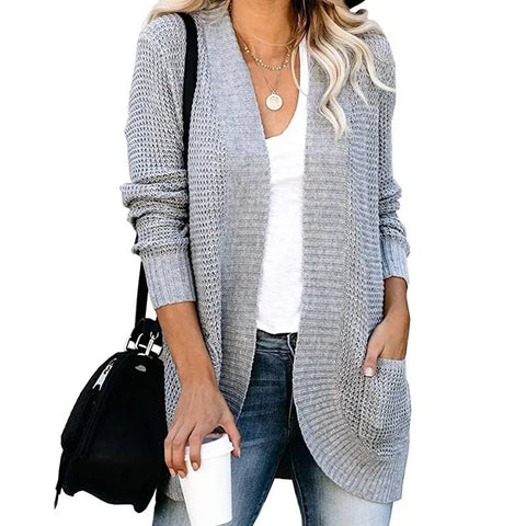 Fashion Women Cardigan Autumn Knitted Sweater Jacket Outerwear Thin Coat Streetwear New Woman Clothing - American ThistleFashion Women Cardigan Autumn Knitted Sweater Jacket Outerwear Thin Coat Streetwear New Woman Clothing