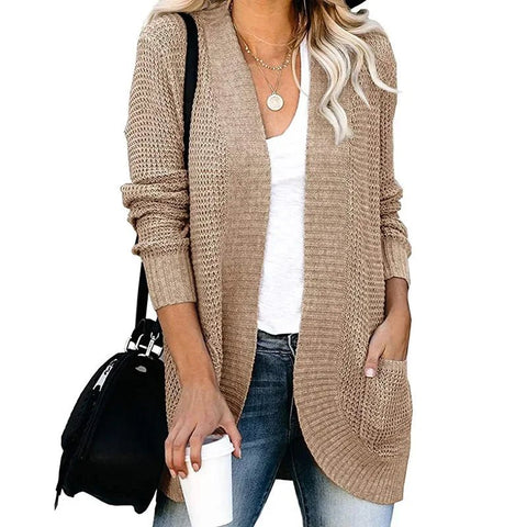 Fashion Women Cardigan Autumn Knitted Sweater Jacket Outerwear Thin Coat Streetwear New Woman Clothing - American ThistleFashion Women Cardigan Autumn Knitted Sweater Jacket Outerwear Thin Coat Streetwear New Woman Clothing