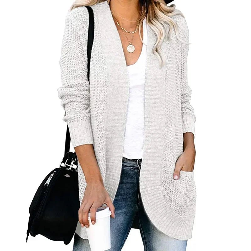 Fashion Women Cardigan Autumn Knitted Sweater Jacket Outerwear Thin Coat Streetwear New Woman Clothing - American ThistleFashion Women Cardigan Autumn Knitted Sweater Jacket Outerwear Thin Coat Streetwear New Woman Clothing