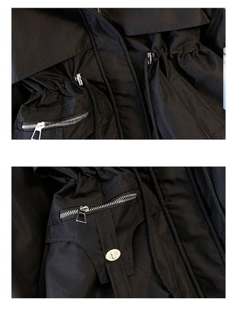 Fleece Lined Hood Down Jacket Winter Coat for Women Warm Drawstring Padded Parkas Puffer Outwear - American Thistle Fleece Lined Hood Down Jacket Winter Coat for Women Warm Drawstring Padded Parkas Puffer Outwear