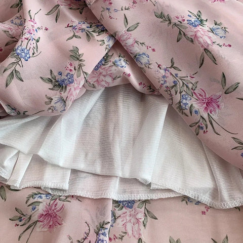 Floral Modest Maxi Dress - American Thistle Floral Modest Maxi Dress