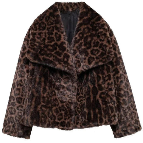 Fur Coat Women Plush Burgundy Winter Coat - American Thistle Fur Coat Women Plush Burgundy Winter Coat