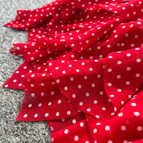 Gentle Polka Dots Long Dress Bow Collar Full Sleeves Ruffles Dresses Maxi Dress - American Thistle Gentle Polka Dots Long Dress Bow Collar Full Sleeves Ruffles Dresses Maxi Dress