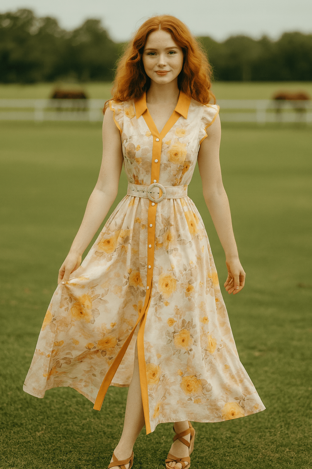 Gorgeous Long Vintage Maxi Dress Floral Print - American Thistle Gorgeous Long Vintage Maxi Dress Floral Print