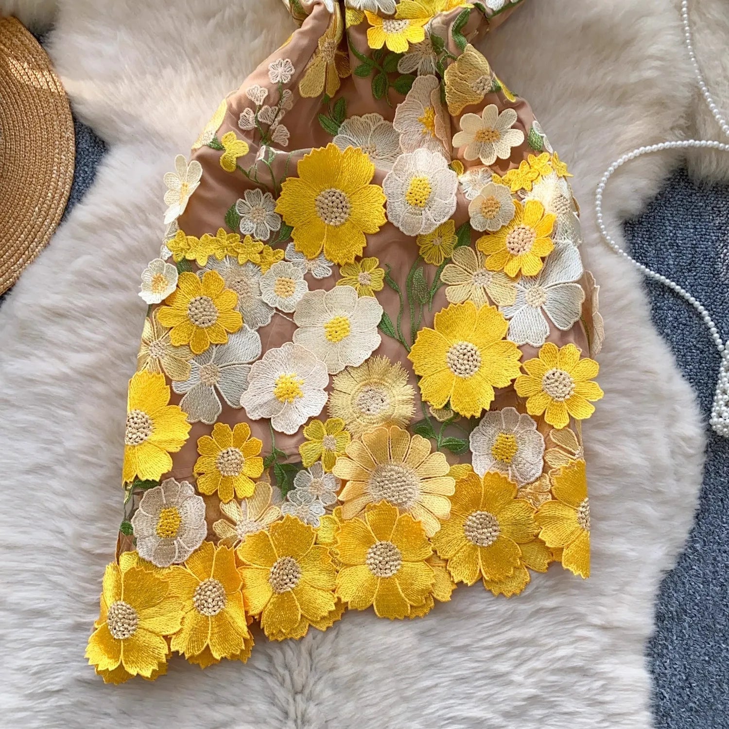 Halter Floral Short Dress - American Thistle Halter Floral Short Dress