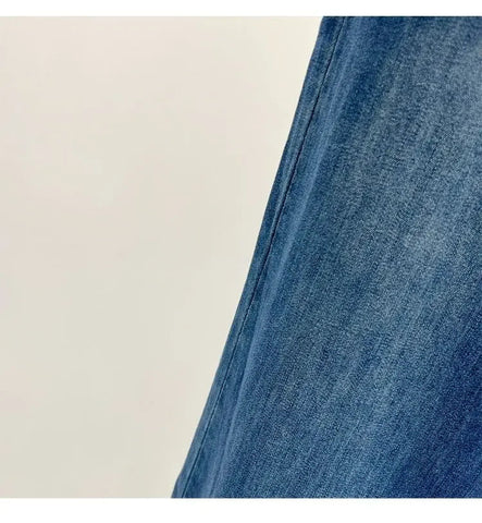 High Waist Wide Leg Jeans Women's Loose Elastic Slim Straight Long Pants - American Thistle High Waist Wide Leg Jeans Women's Loose Elastic Slim Straight Long Pants