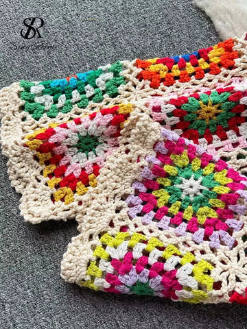 Knitted Beach Two Pieces - American Thistle Knitted Beach Two Pieces