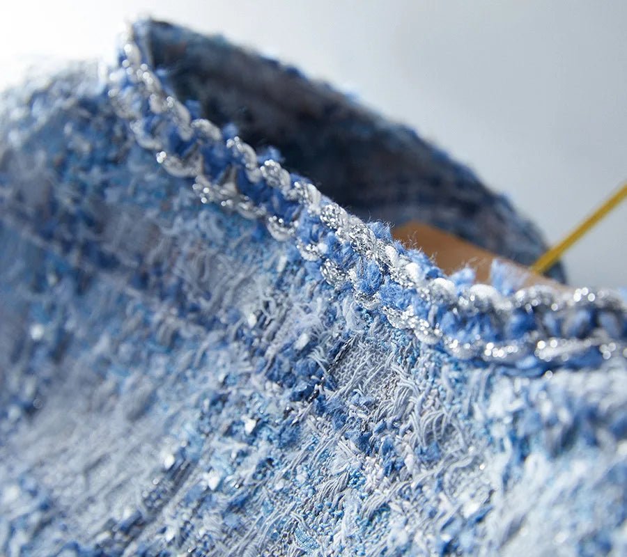 Long Sleeve Fashion Tweed Blazer/ Jackets Women Spring Winter - American Thistle Long Sleeve Fashion Tweed Blazer/ Jackets Women Spring Winter