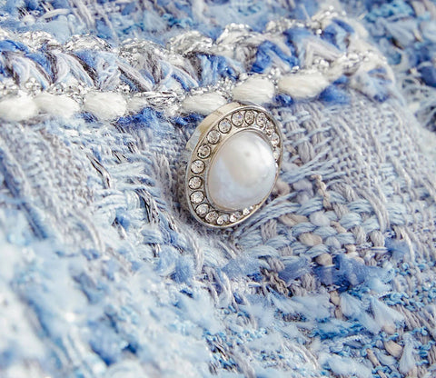 Long Sleeve Fashion Tweed Blazer/ Jackets Women Spring Winter - American Thistle Long Sleeve Fashion Tweed Blazer/ Jackets Women Spring Winter