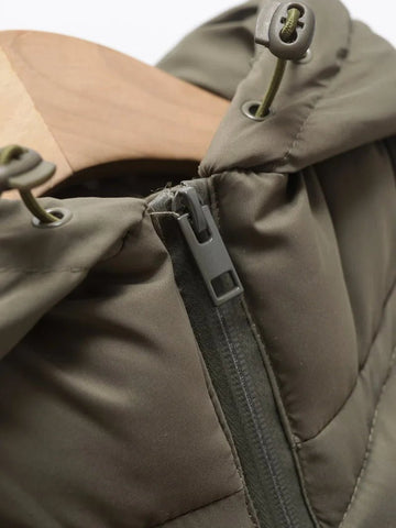 Long sleeve Puffer Standing Collar Hooded Jacket Sport - American Thistle Long sleeve Puffer Standing Collar Hooded Jacket Sport