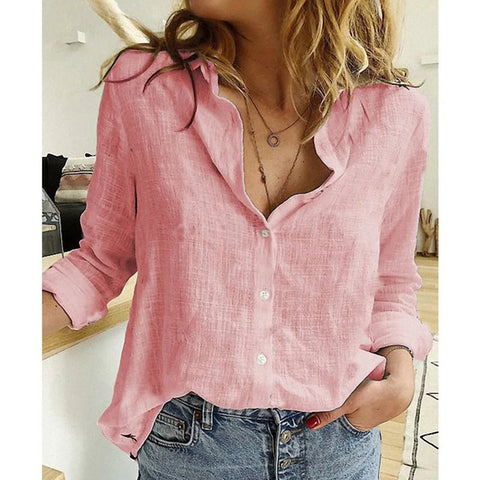 Loose Long Sleeve Oversized Shirt Womens Blouses Casual with Role Up Sleeves - American Thistle Loose Long Sleeve Oversized Shirt Womens Blouses Casual with Role Up Sleeves