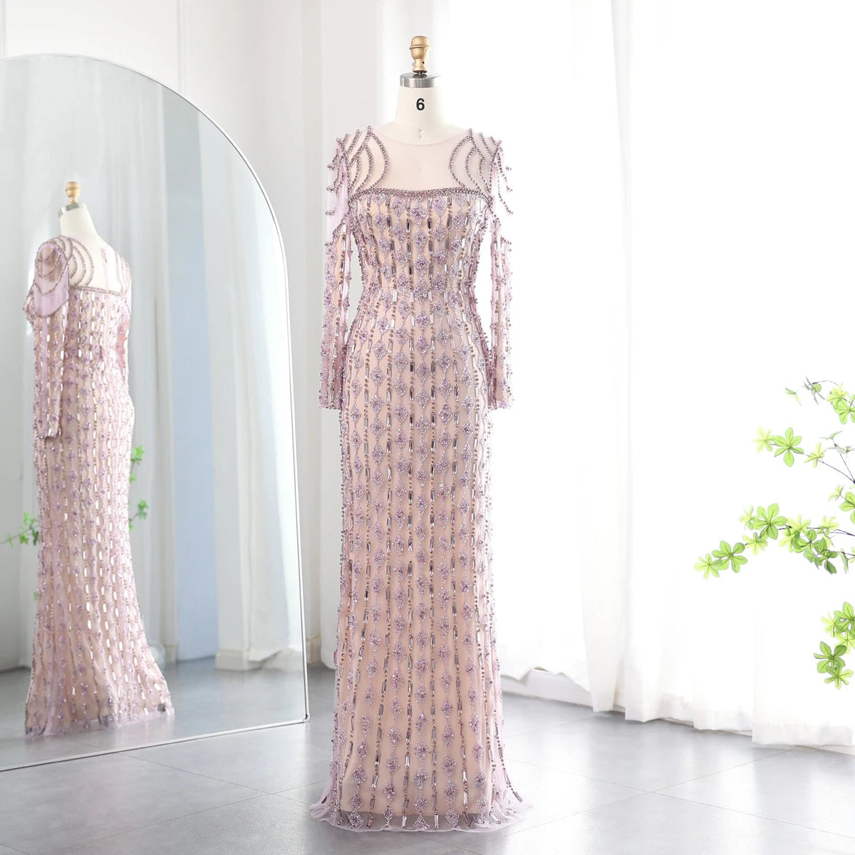 Luxury Sage Green Evening Dress Mermaid Elegant - American Thistle Luxury Sage Green Evening Dress Mermaid Elegant