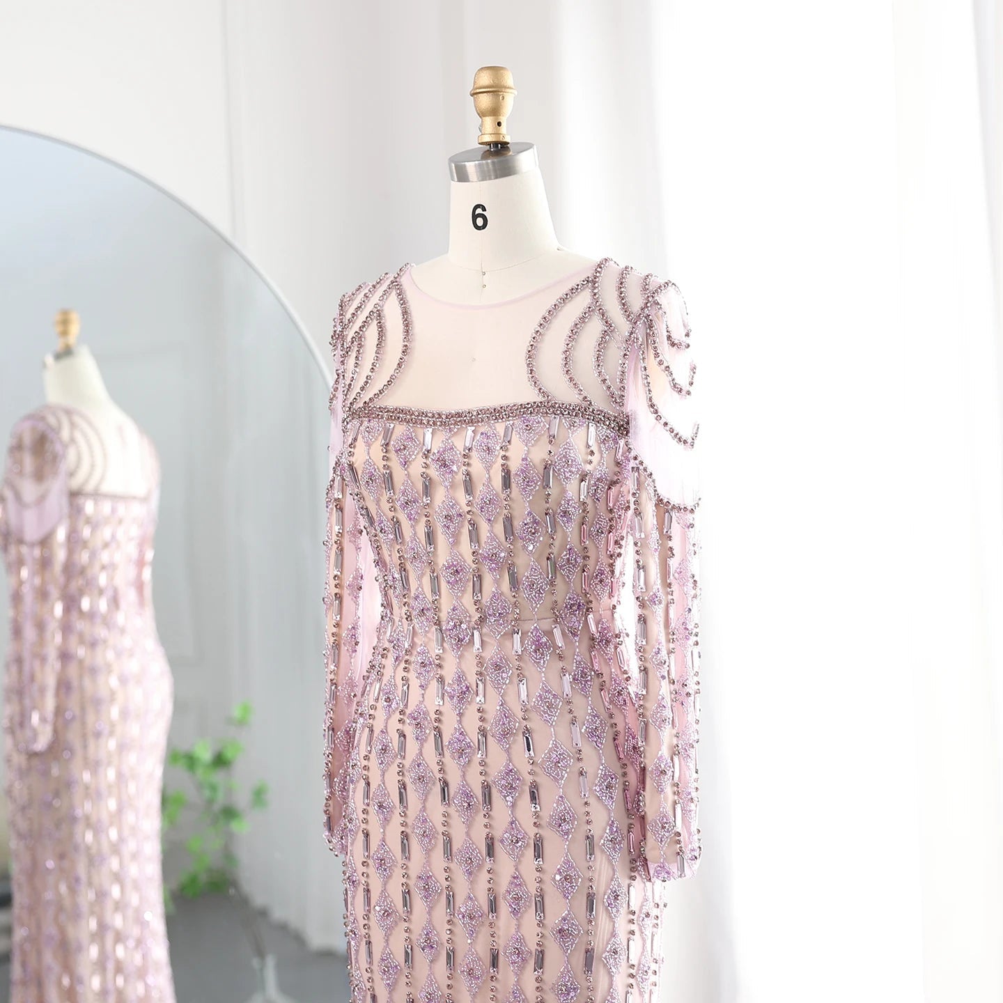 Luxury Sage Green Evening Dress Mermaid Elegant - American Thistle Luxury Sage Green Evening Dress Mermaid Elegant