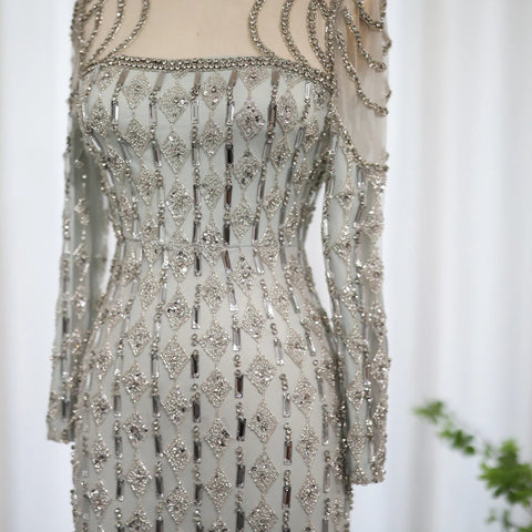 Luxury Sage Green Evening Dress Mermaid Elegant - American Thistle Luxury Sage Green Evening Dress Mermaid Elegant